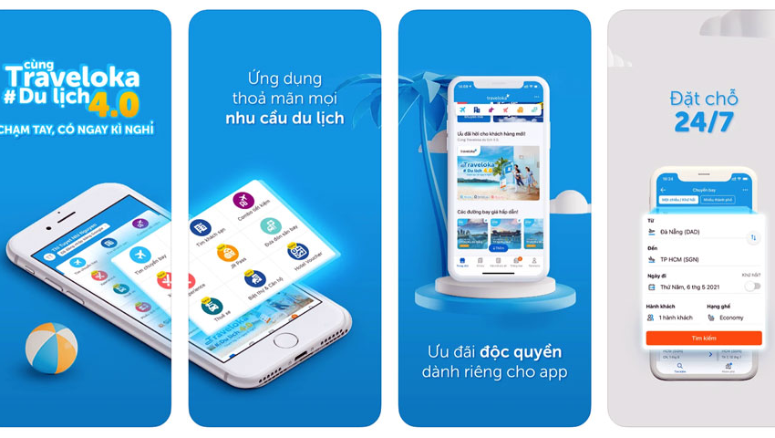  Du lịch Hà Nội, Kuala Lumpur, Lào tha ga không lo về giá với app mua vé máy bay “ Traveloka”